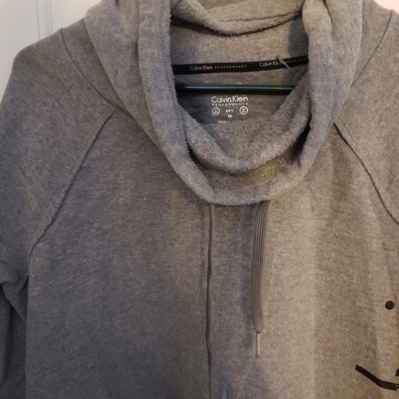 Calvin Klein Performance crop cowlneck sweatshirt - Picture 3 of 7